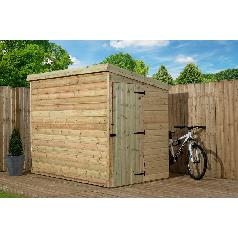 Empire Sheds 2000 5 x 4ft Tongue and Groove Wooden Pent Garden Shed Image 2
