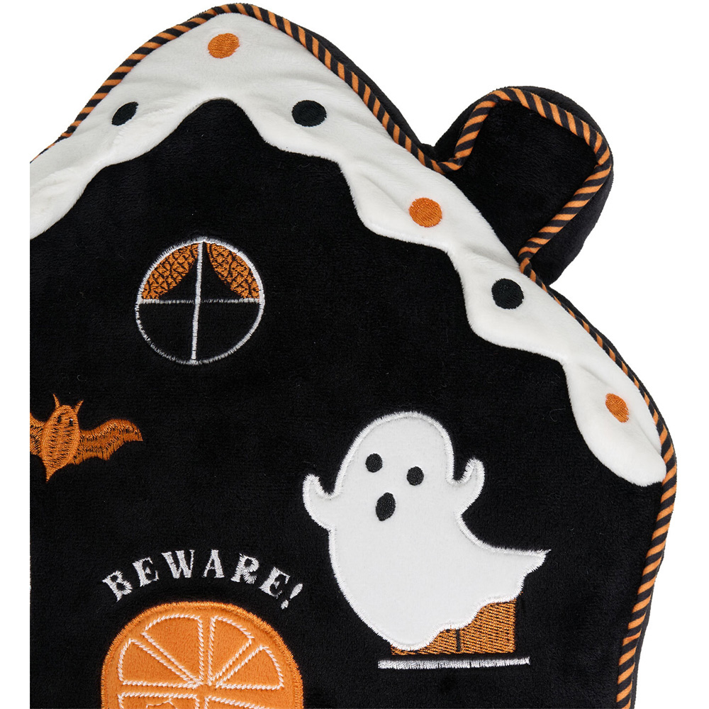 Haunted House Cushion Black Image 7