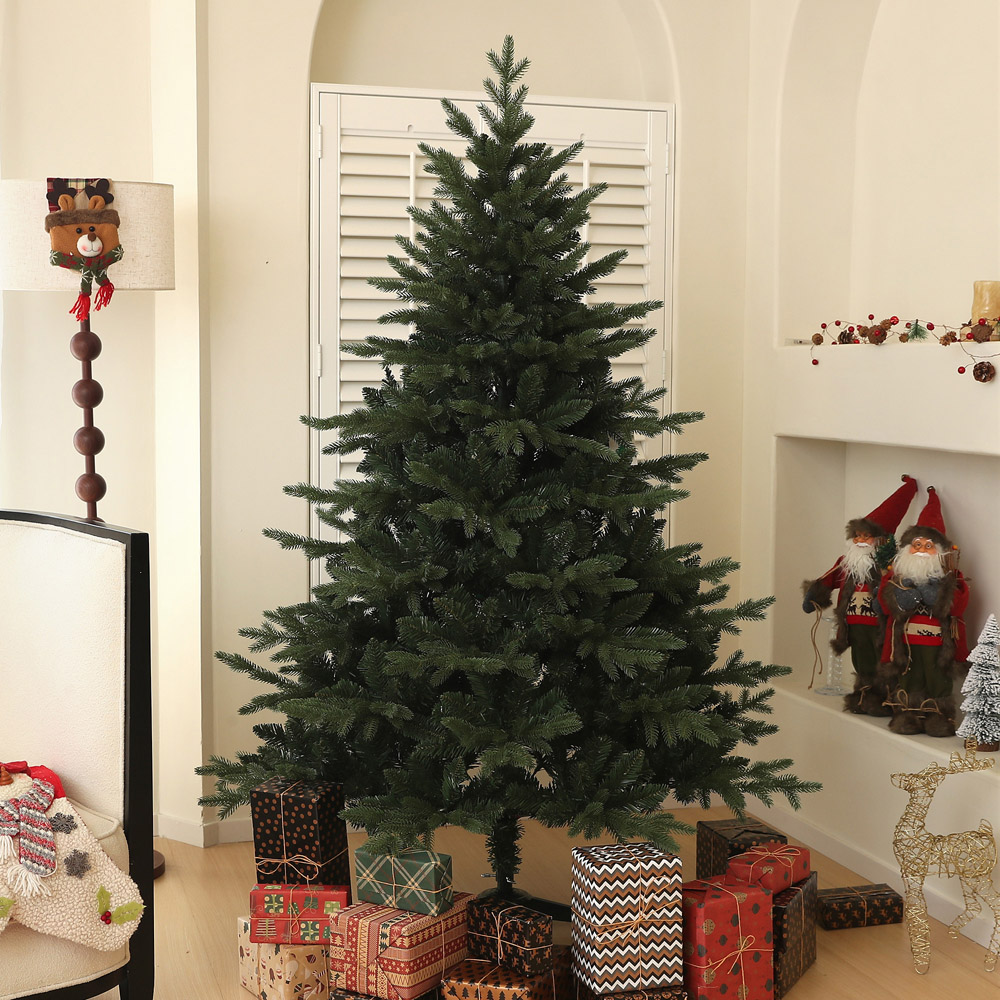 Everglow Green Artificial Spurce Christmas Tree 6ft Image 2