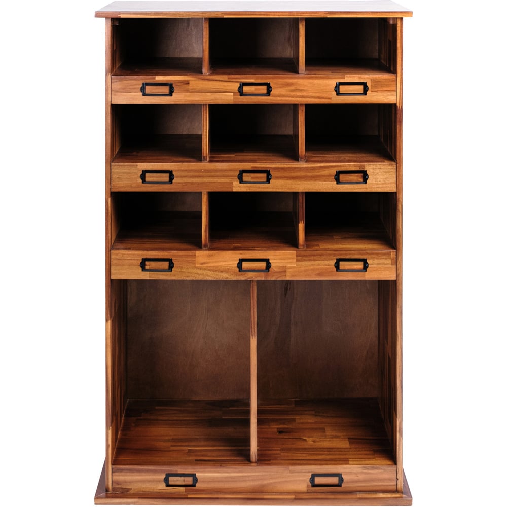 Charles Bentley Charnwood Large Wooden Shoe and Boot Locker Image 3