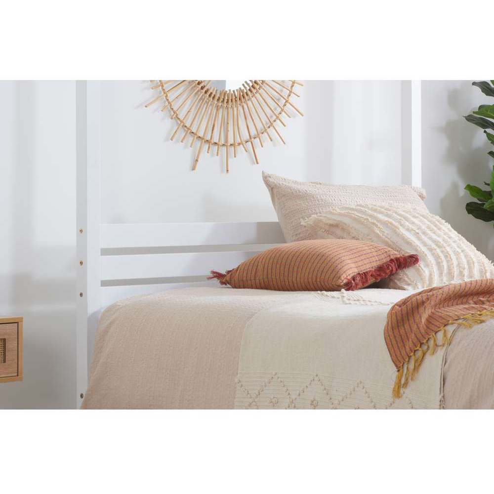 Mercia Double White Four Poster Bed Frame Image 7