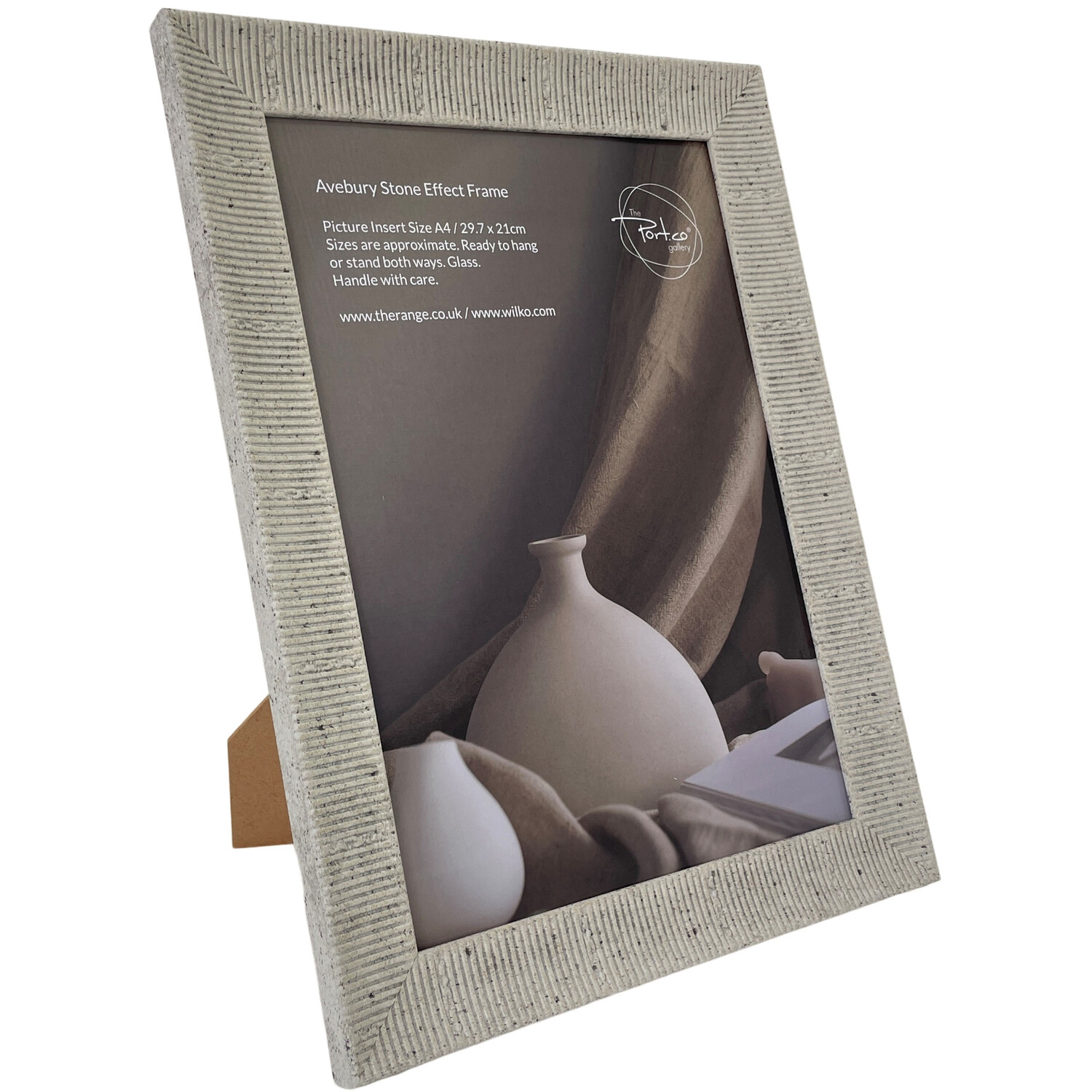 Avebury Stone Effect Photo Frame Neutral A4 Image 2