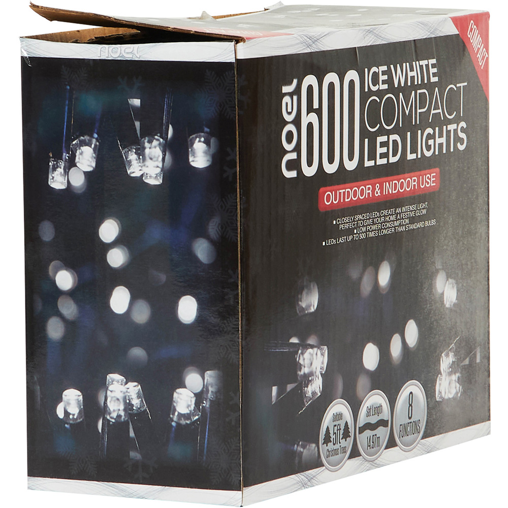 noel 600 Compact LED Lightchain Ice White Image 3