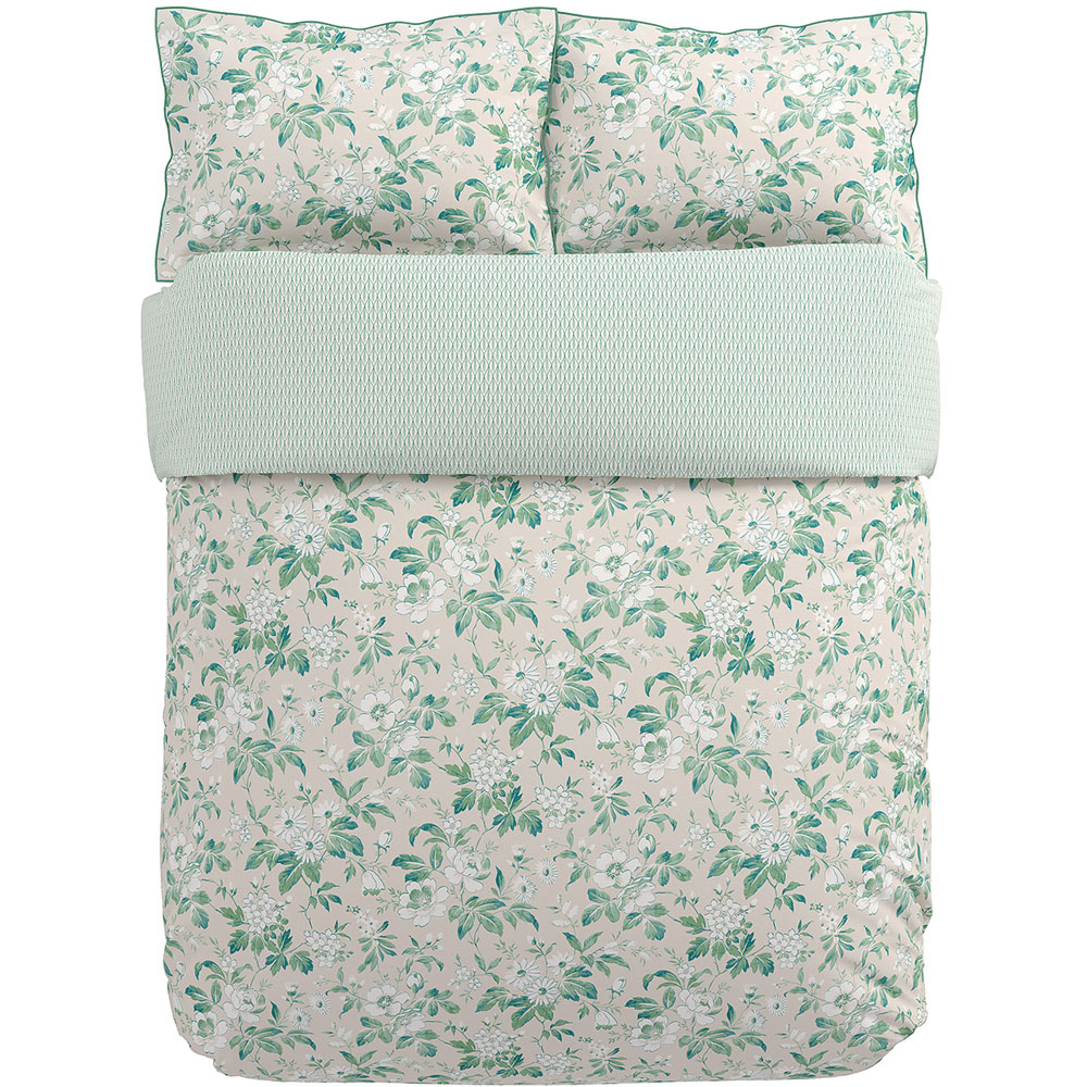 V&A Briar Bloom Double Green Duvet Set Image 2
