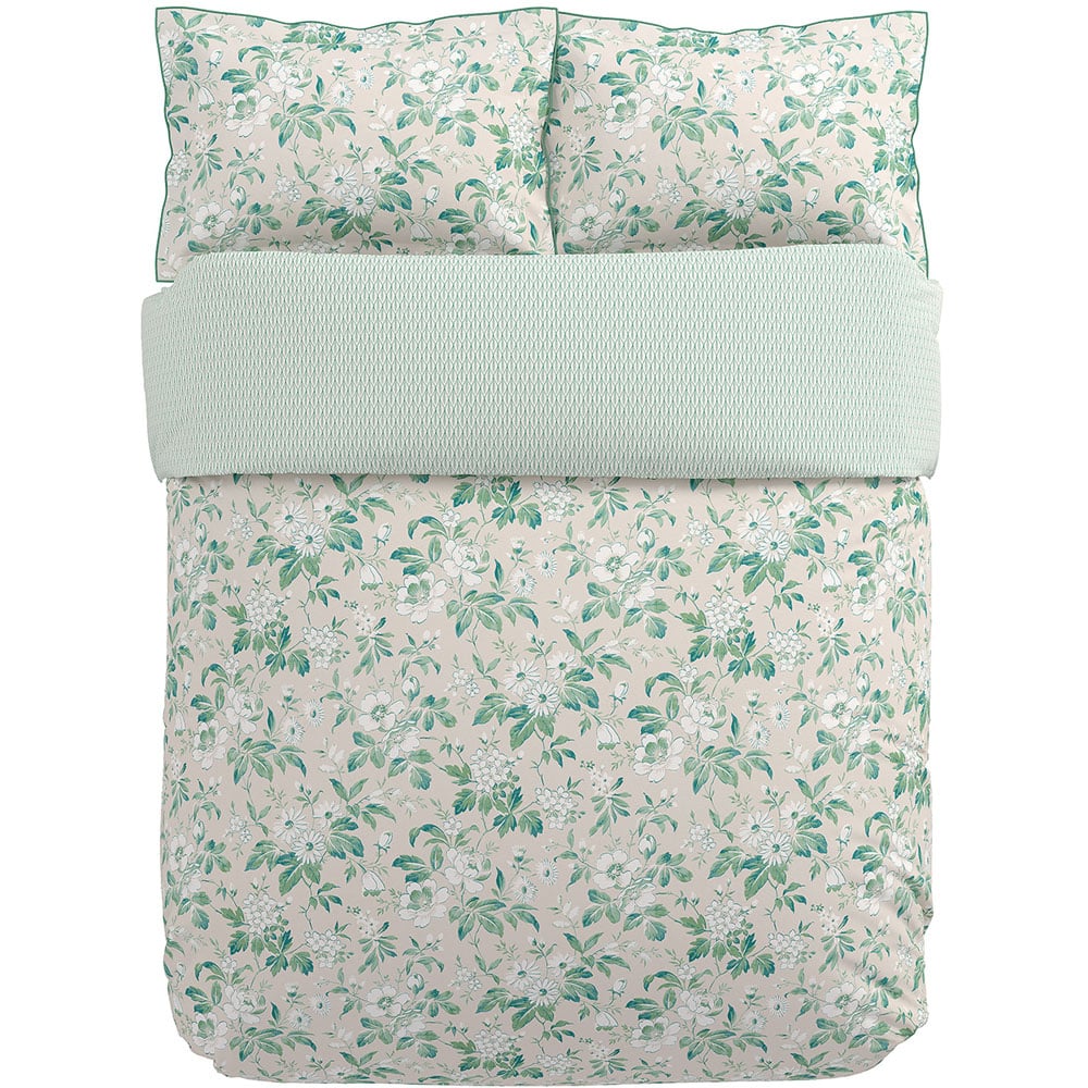 V&A Briar Bloom Single Green Duvet Set Image 2