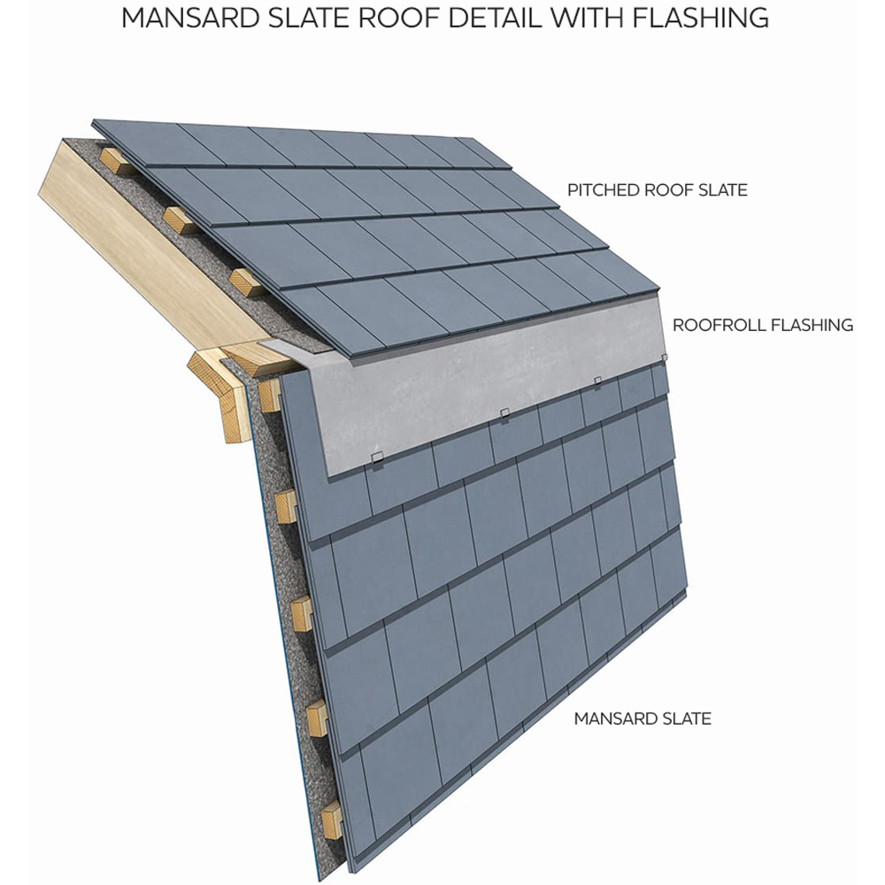 Roofroll Slate Flexible EPDM Lead Flashing Replacement Roll 200mm x 5m Image 8