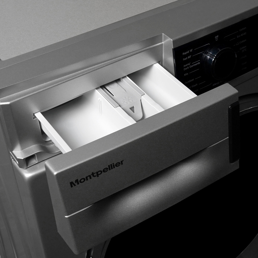 Montpellier MWM814BLS 8kg Silver Wide Washing Machine Image 8