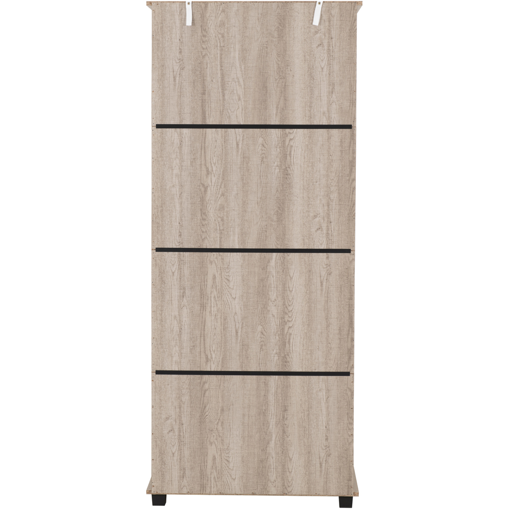 Seconique Oliver 2 Door Light Oak Effect Wardrobe Image 6