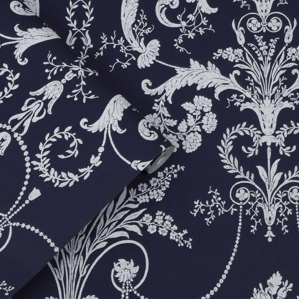 Laura Ashley Josette Midnight Wallpaper Image 2