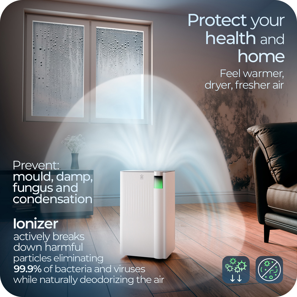 Avalla Multi Room Coverage X350 Smart Dehumidifier 12L Image 2