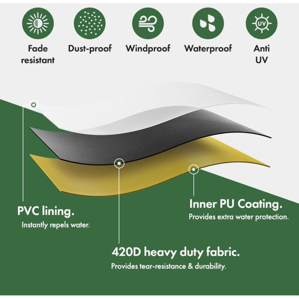 VonHaus Medium BBQ Cover Image 5