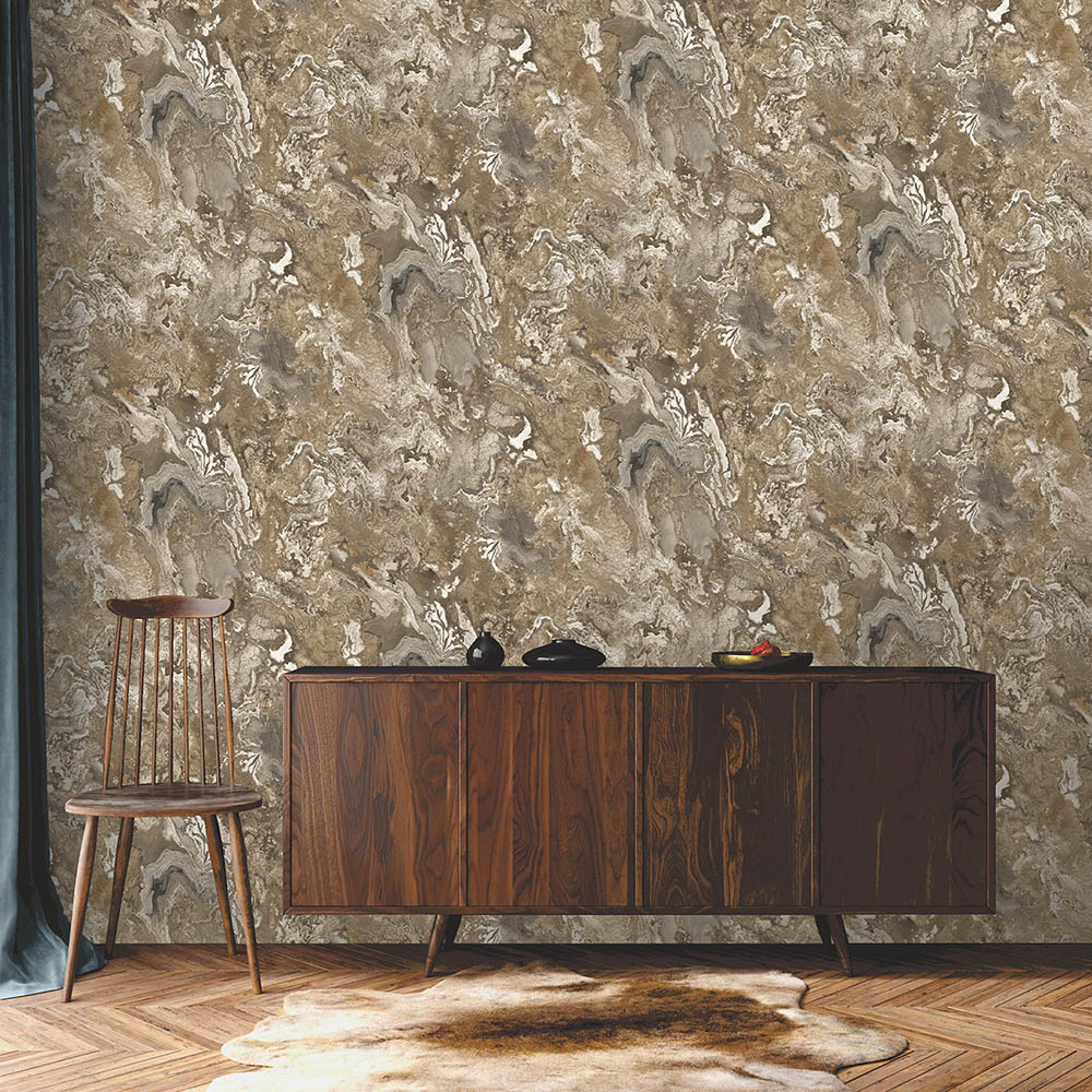 Rasch Serafina Mocha Wallpaper Image 2