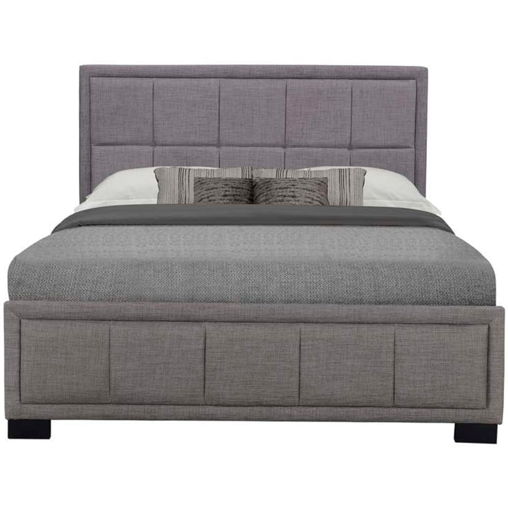 Hannover Double Steel Velour Bed Frame Image 4