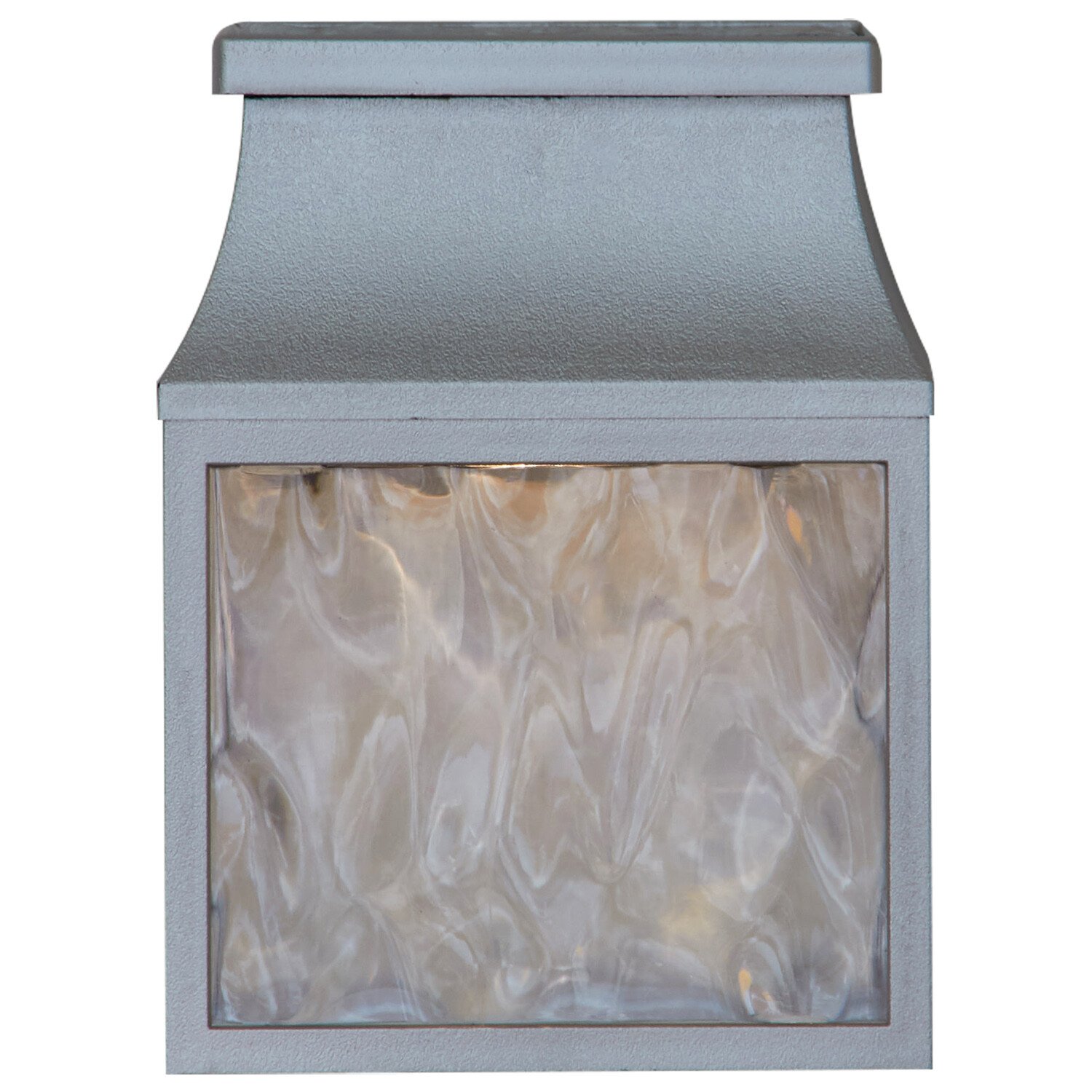 Solar Chrome Wall Light - Grey Image 3