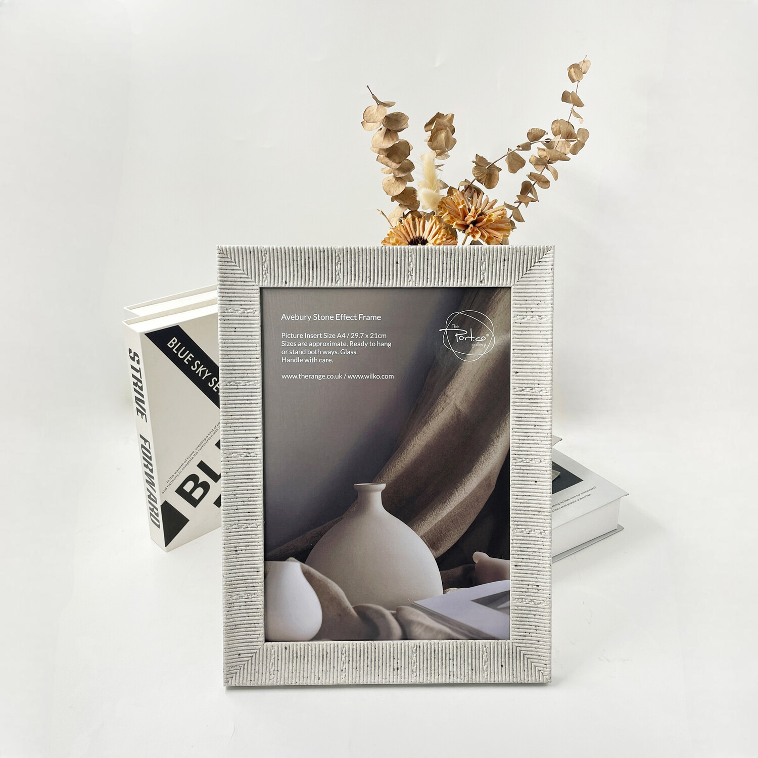 Avebury Stone Effect Photo Frame Neutral A4 Image 4