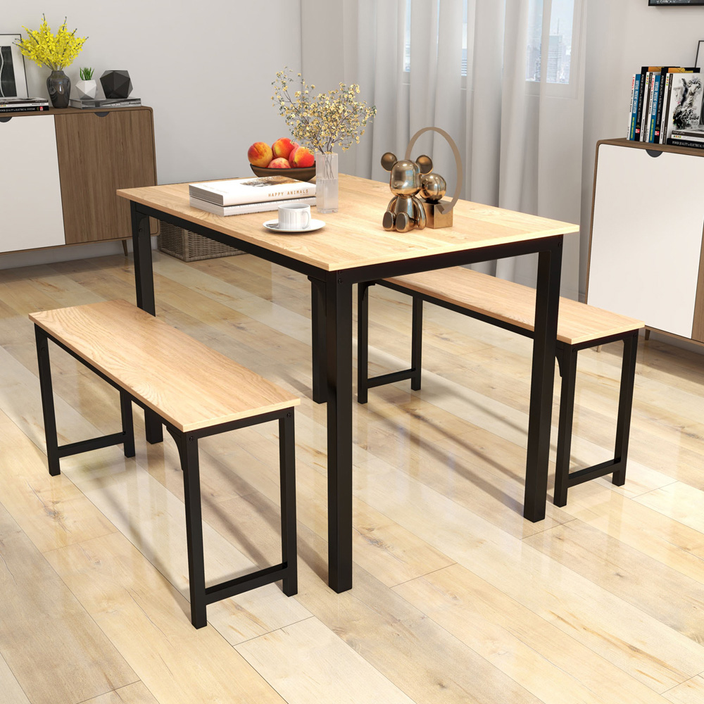 Costway 4 Seater Dining Set Natural Image 4