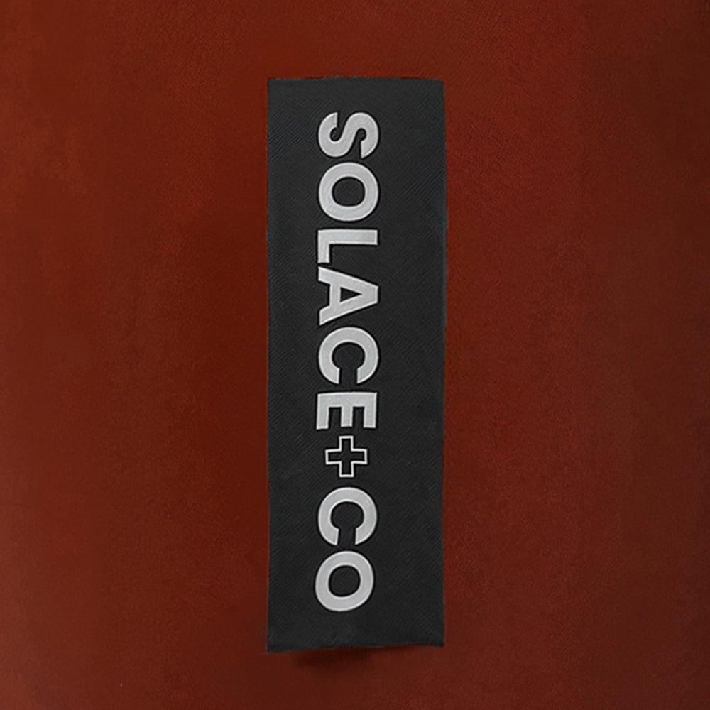 Solace+Co Mika King Size Burnt Orange Velvet Ottoman Bed Image 7