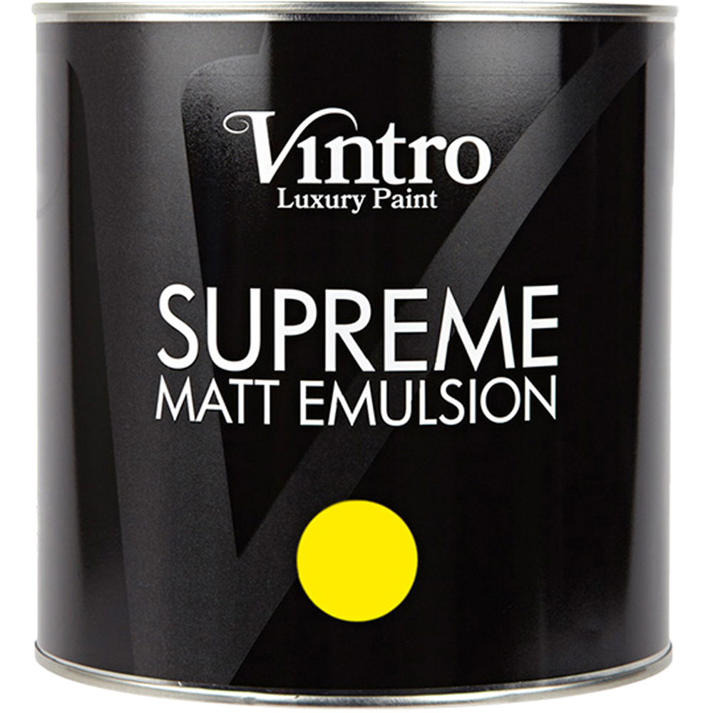 Vintro Paint Osborne Yellow Matt Emulsion Interior Paint 2.5L Image 2