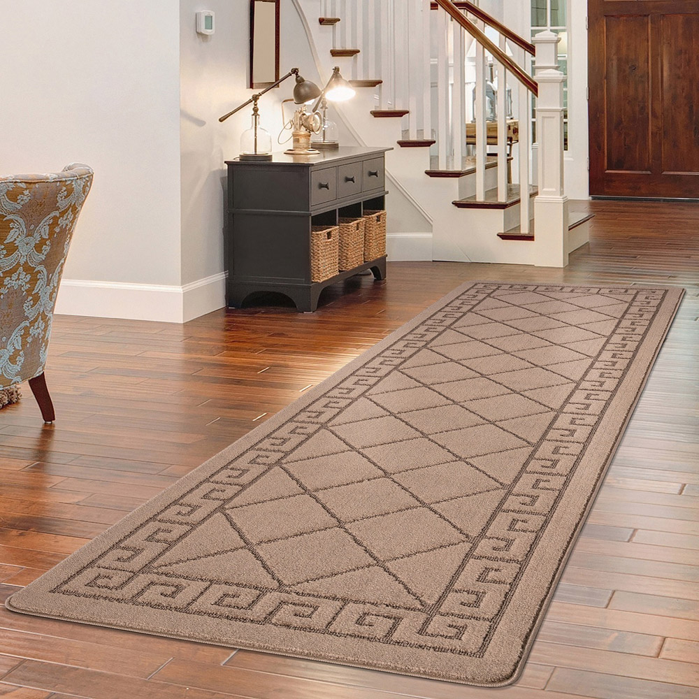 Smart Living Tribela Beige Gel Back Non-Slip Door Mat 50 x 80cm Image 2