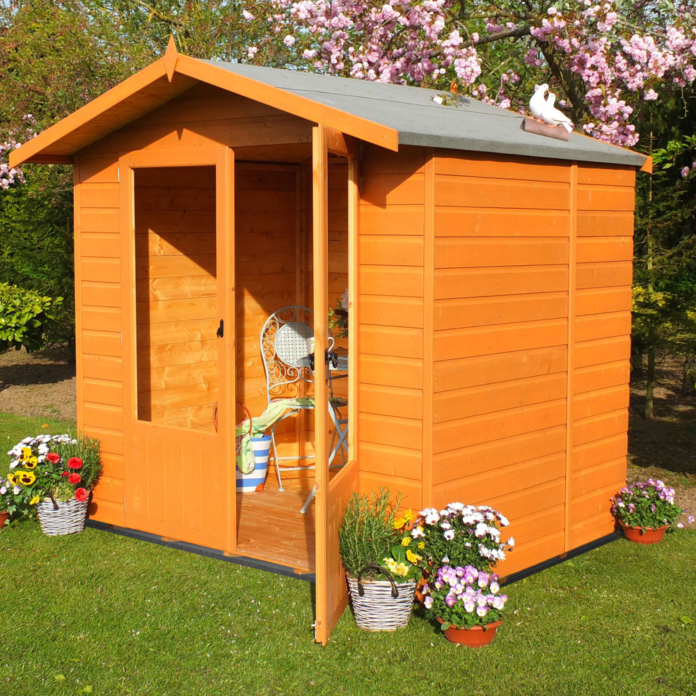 Shire Avance 7 x 5ft Double Door Shiplap Traditional Summerhouse Image 5