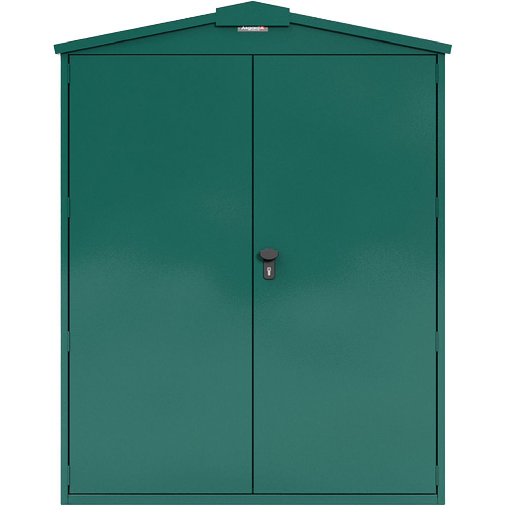 Asgard Centurion 5 x 18ft Double Door Green High Security Apex Garden Shed Image 1