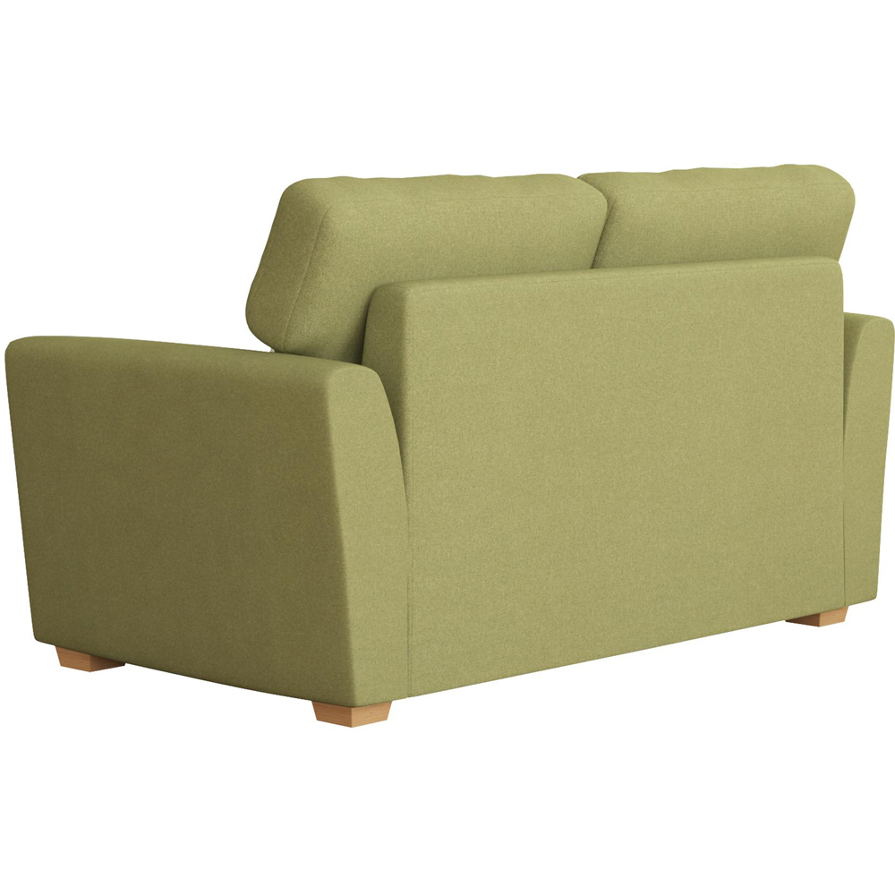 Wendleberry 2 Seater Olive Venice Fixed Back Sofa Image 4