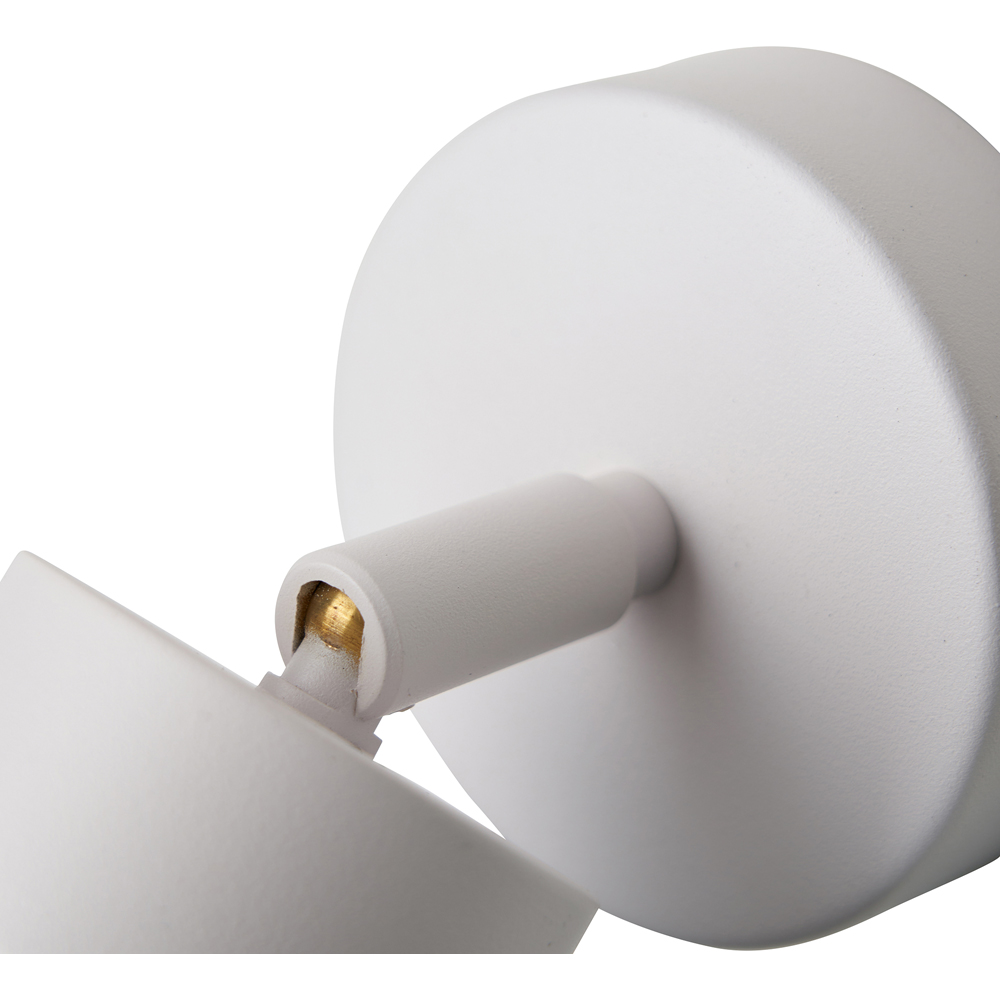 Zink Luna GU10 White Adjustable Spotlight Image 4