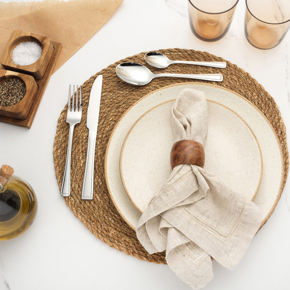 Salter Buxton 24 Piece Cutlery Set - Silver Image 2