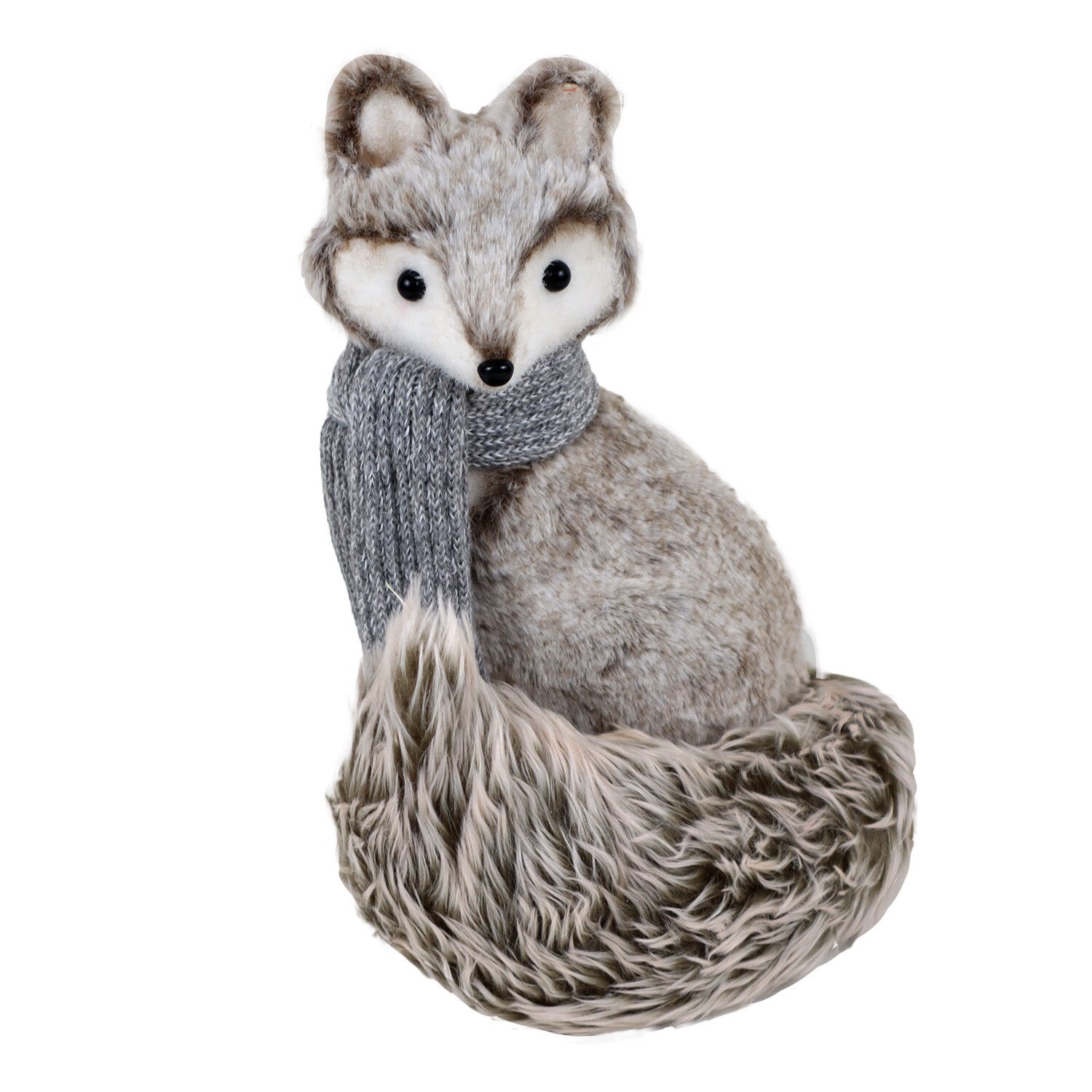 Fox with Scarf - Grey Image