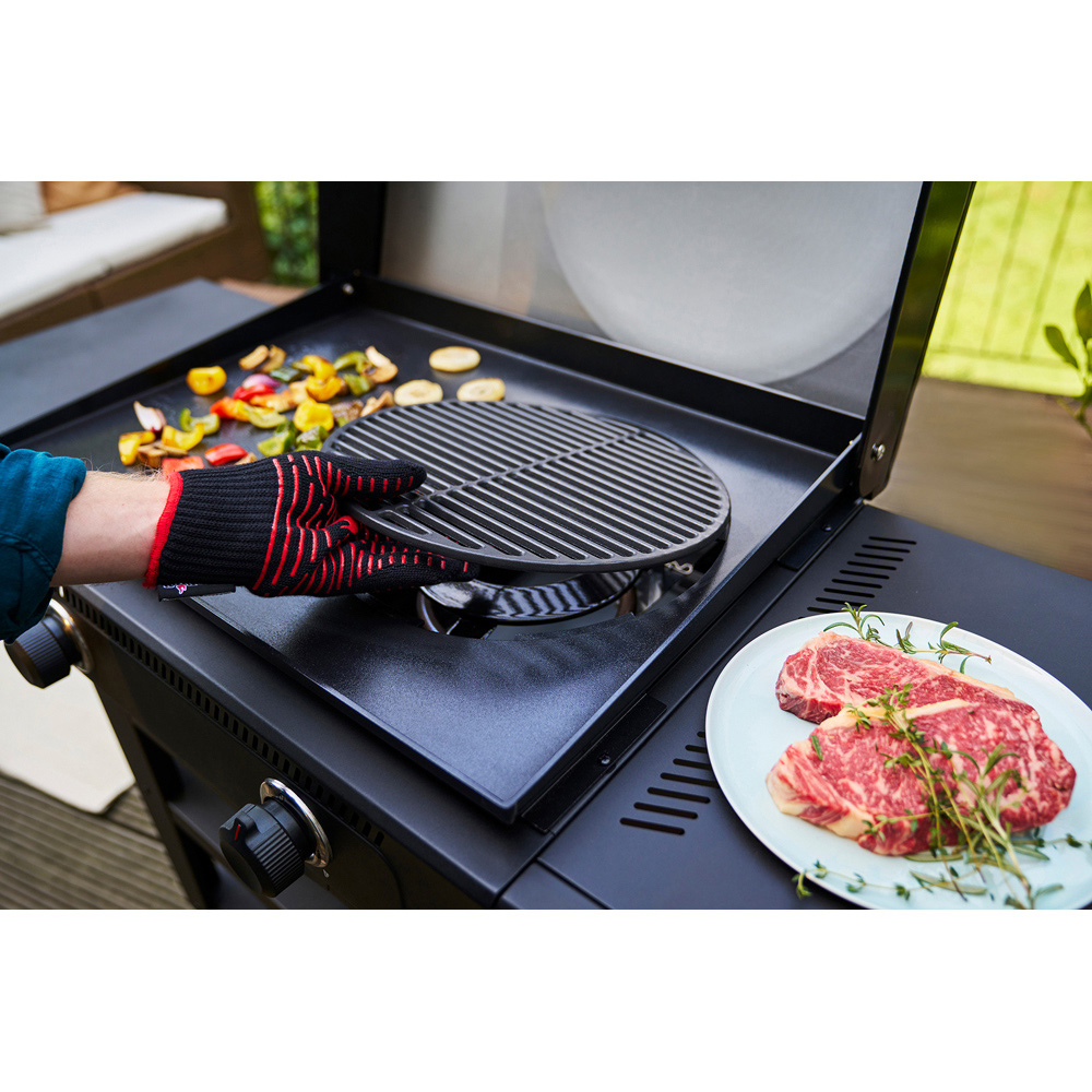 Char-Broil Versa-Tile 140241 3-in-1 Grey Gas Griddle Barbecue Grill Image 8
