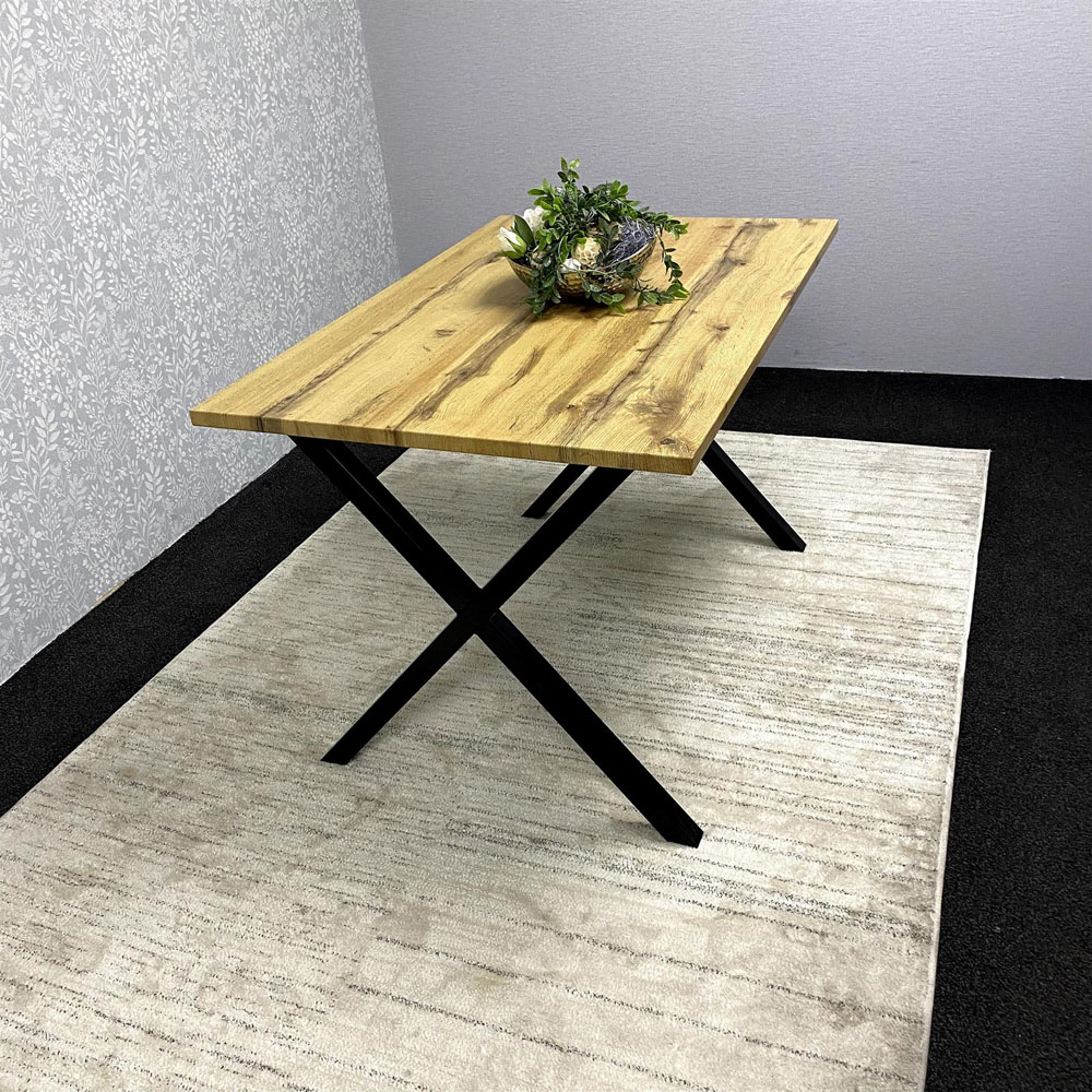 Kosy Koala 4 Seater Faux Leather Wooden Dining Set White Image 5