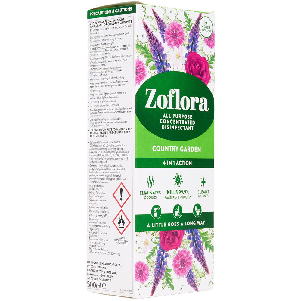 Zoflora All Purpose Concentrated Disinfectant Country Garden Image 7