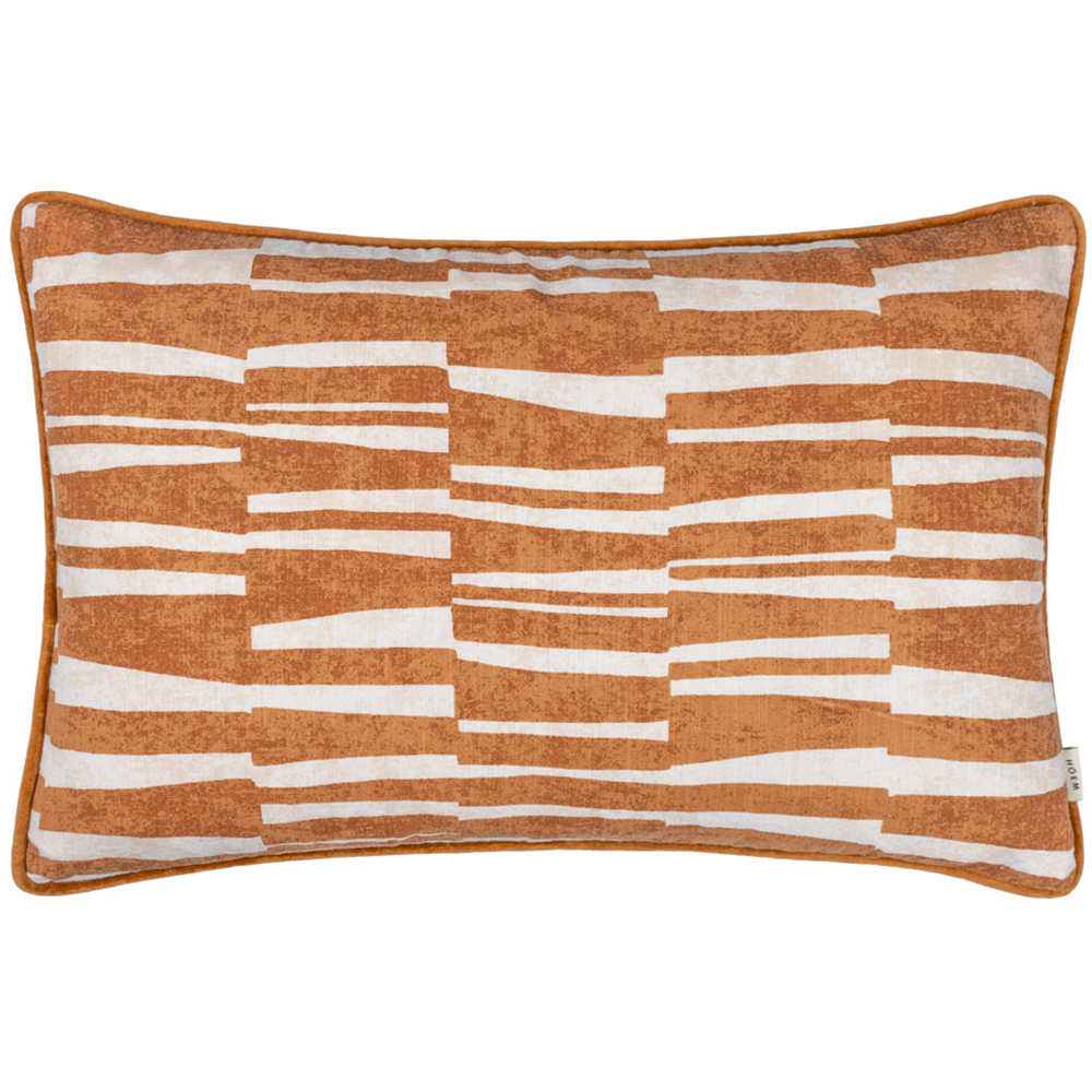 Hoem Piper Dusk and Bronze Piped Cushion Image 1