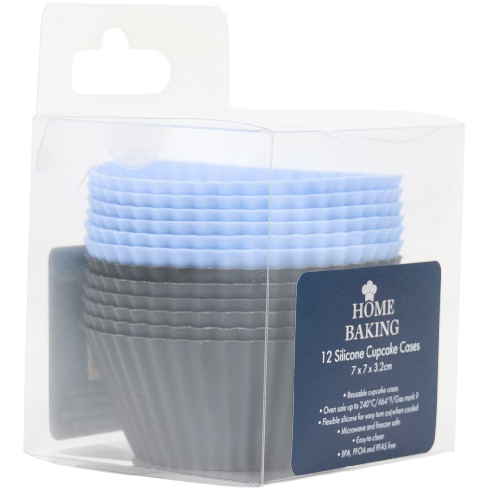 Set of 12 Silicone Cupcake Cases Image 5