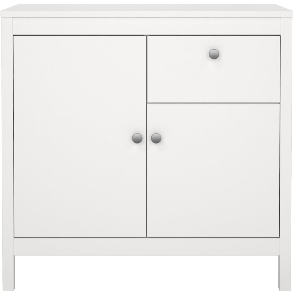Florence Madrid 2 Doors Single Drawer White Sideboard Image 3
