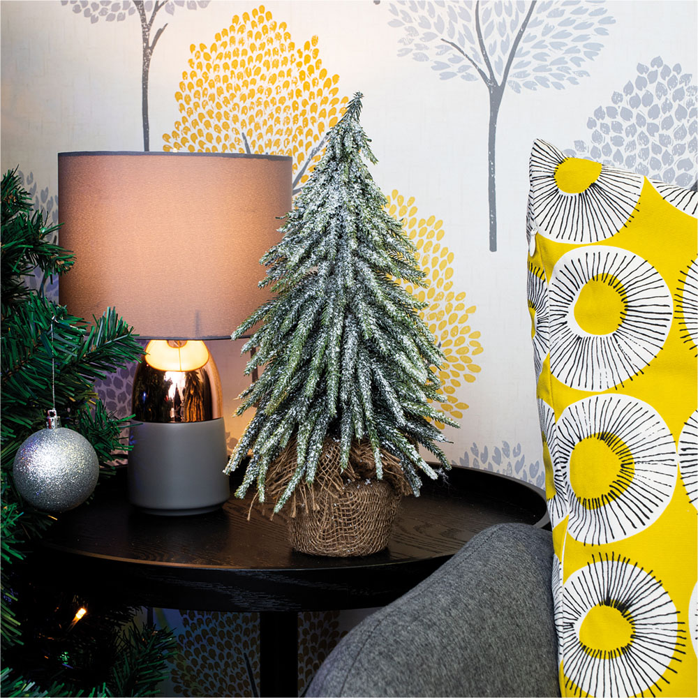 St Helens Snow Finish Christmas Decorative Tree 35cm Image 5