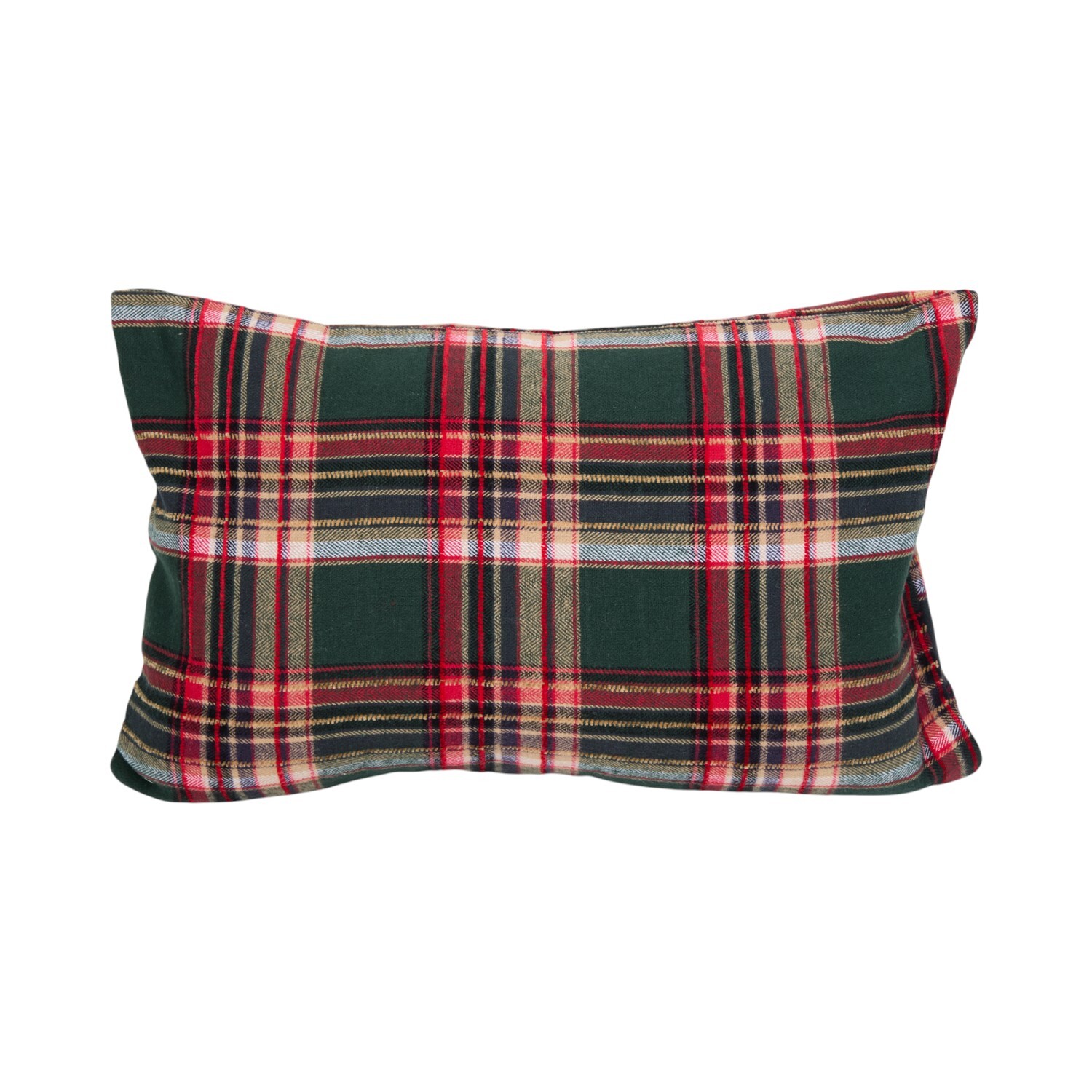Ho Ho Ho Tartan Cushion Green Image 3