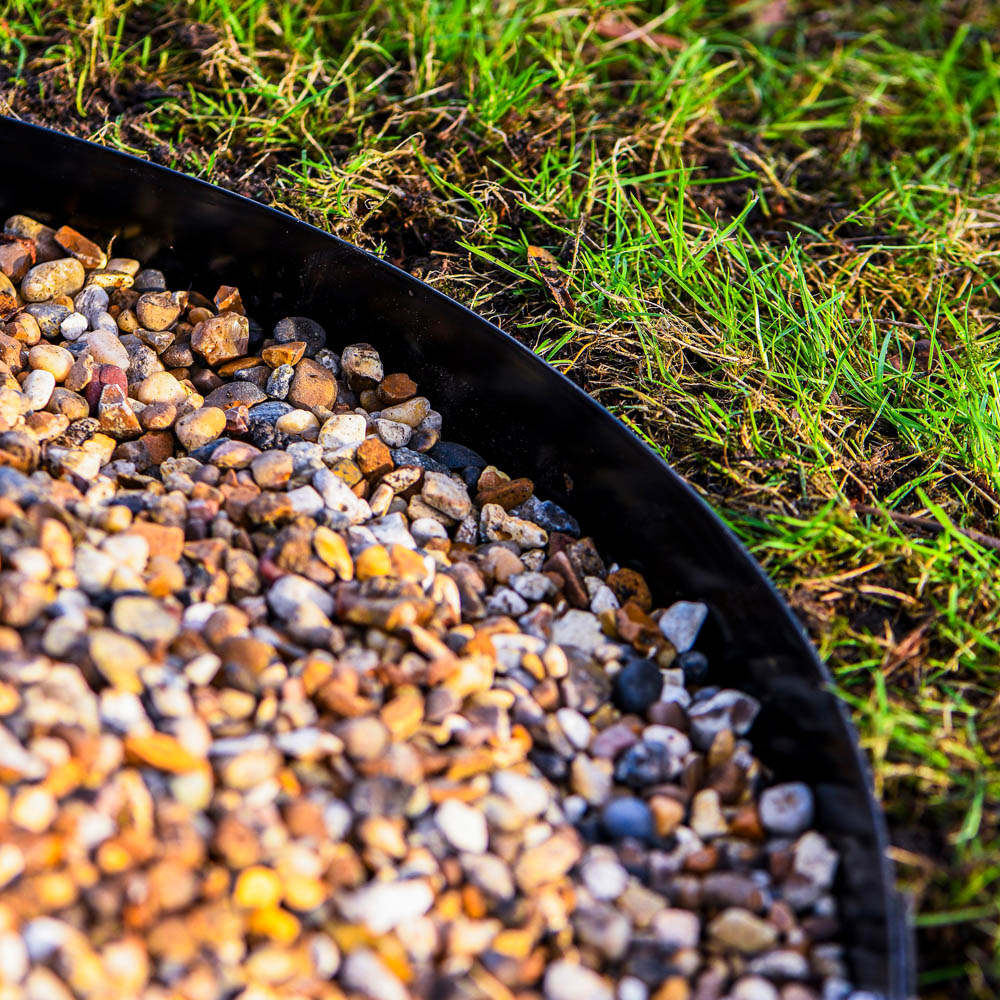 Garden Gear 60cm Black Metal Circular Border Edging Image 3