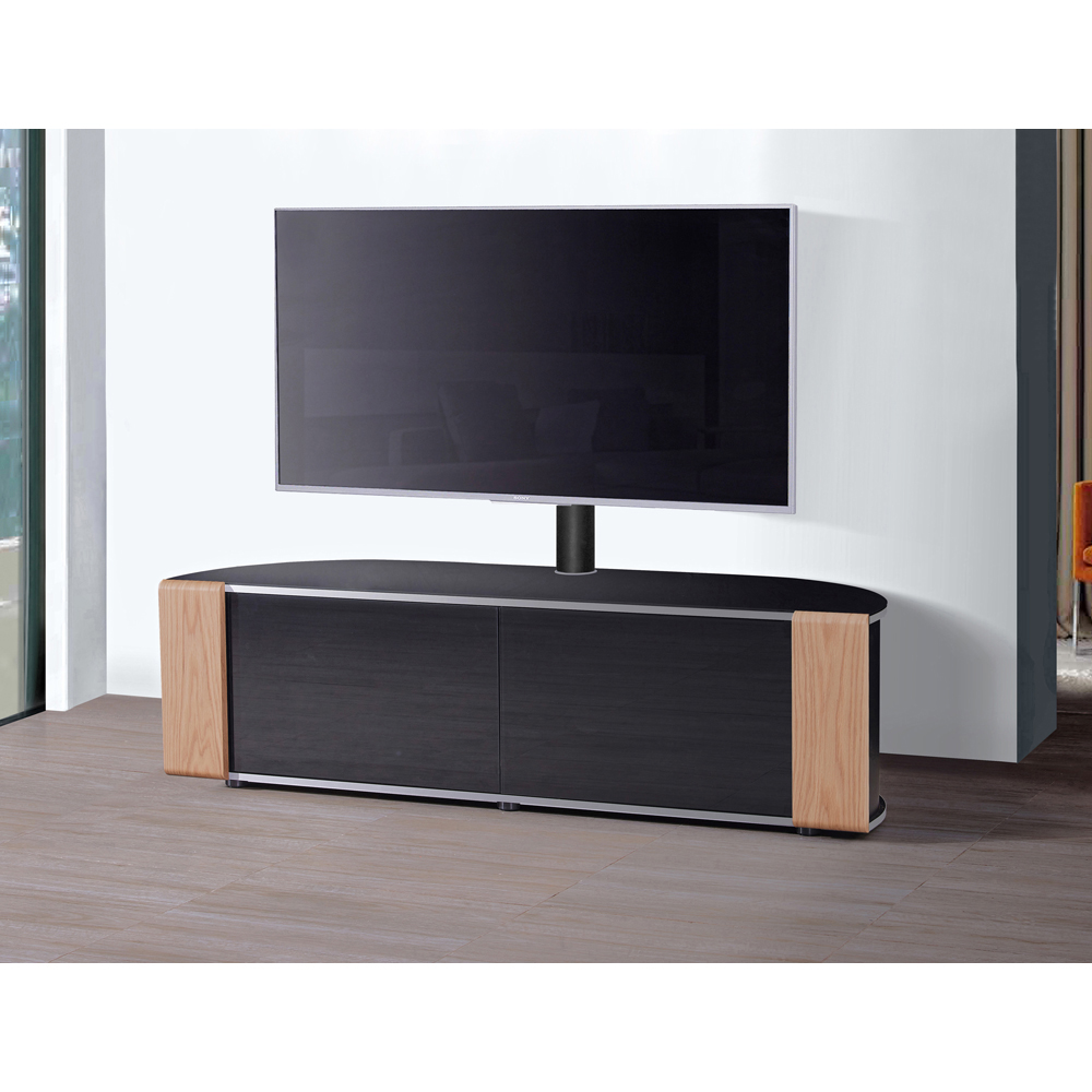 MDA Designs Sirius 1600 Hybrid 2 Door Walnut and Oak Complete TV Cabinet Image 5