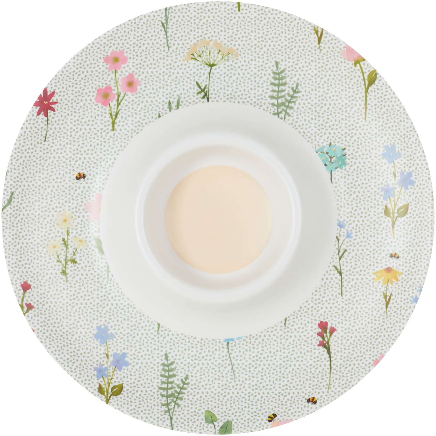 Flower Market White Chip and Dip Platter Image 2