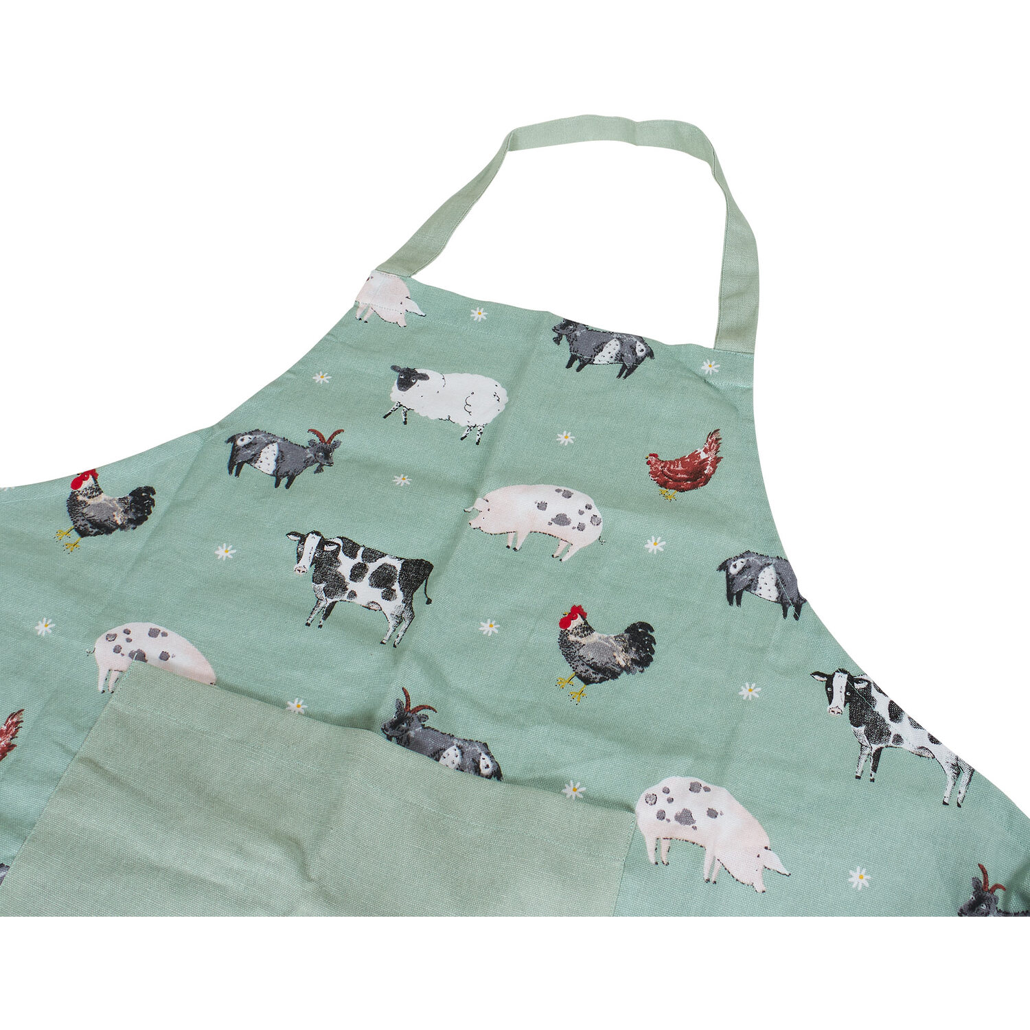 Daisy Farm Apron - Green Image 2