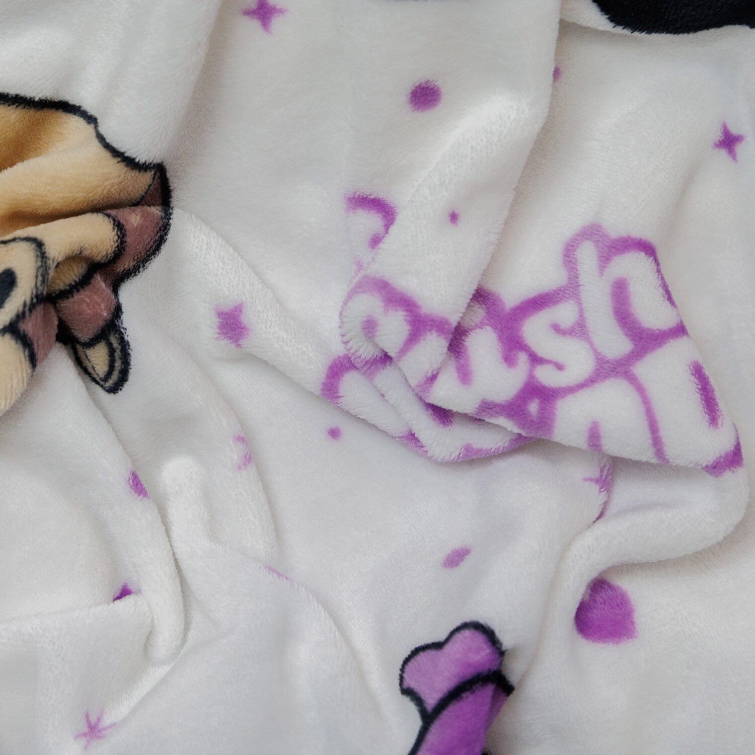 Squishmallows Brights White Fleece Kids Throw 150 x 100cm Image 7