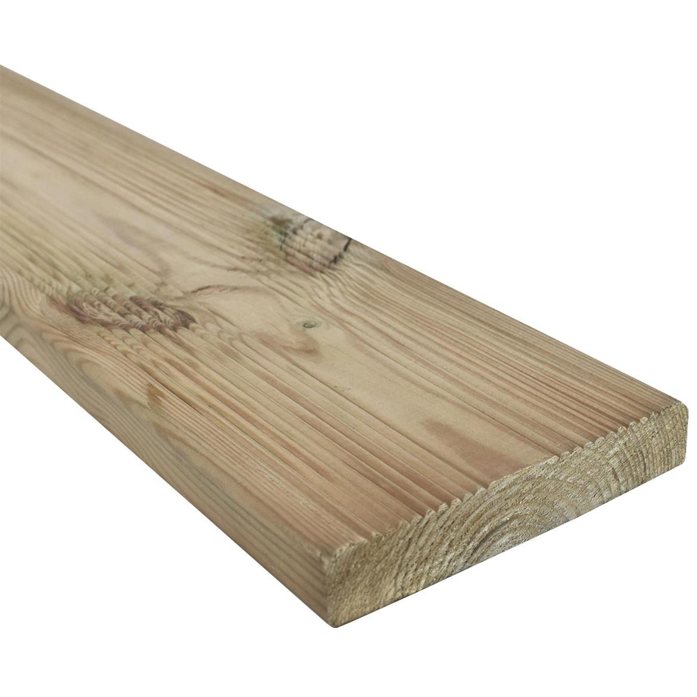 Snowdon Timber Pressure Treated Decking Board 2.4m x 145 x 27mm 8 Pack Image 2