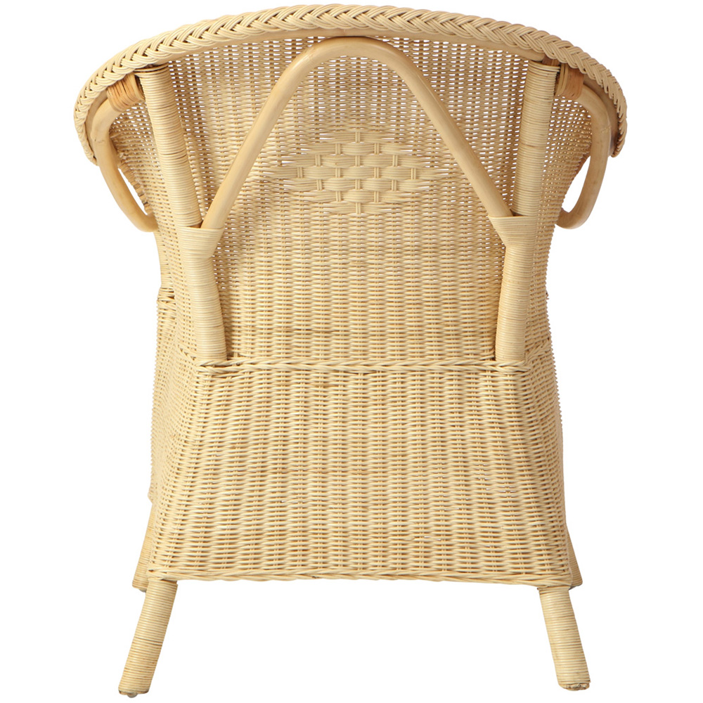 Desser Furniture Natural Wicker Adult King Size Loom Chair Image 5
