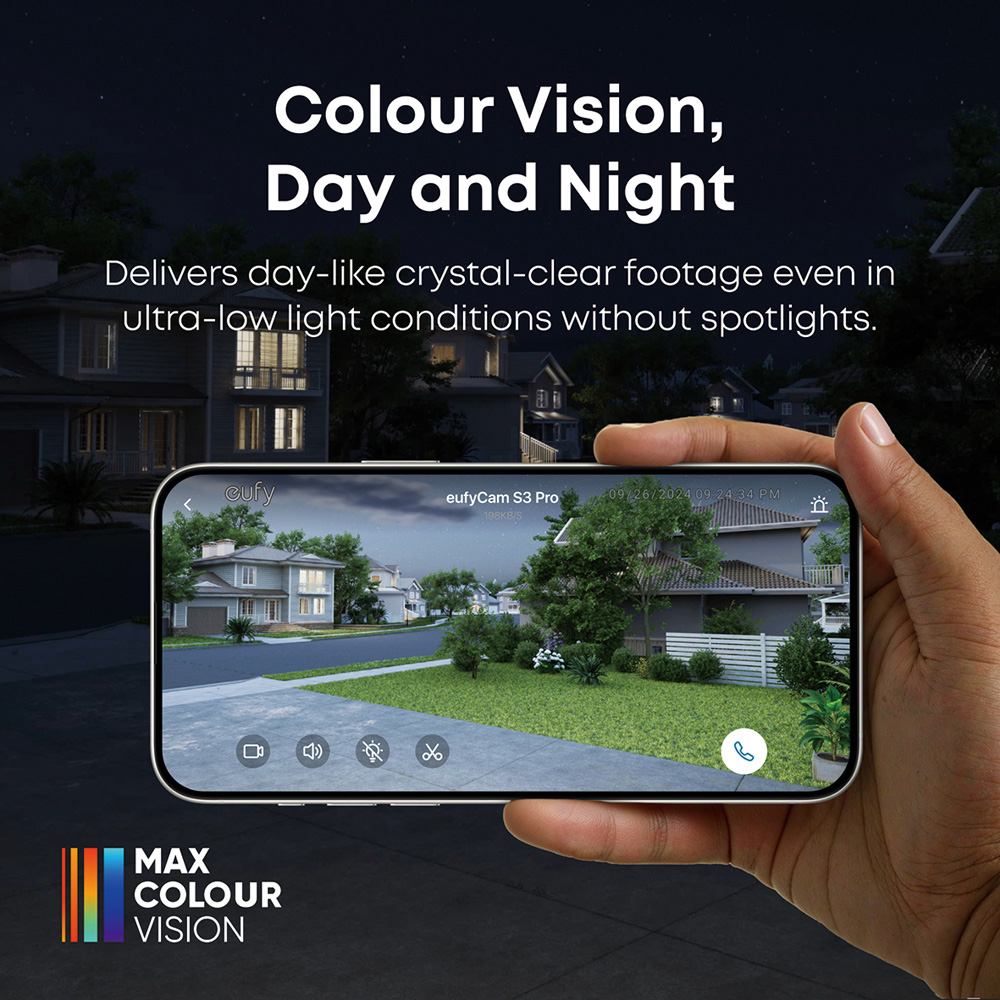 Eufy S3 Pro 2 Black Plus White CCTV Camera Kit Image 3