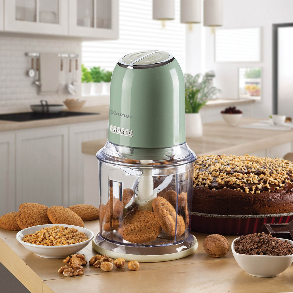 Ariete 00C043804ARSA Green Vintage 400W Mini Chopper Image 9