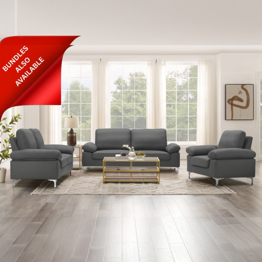 Kosy Koala Grey Fabric Armchair Image 4