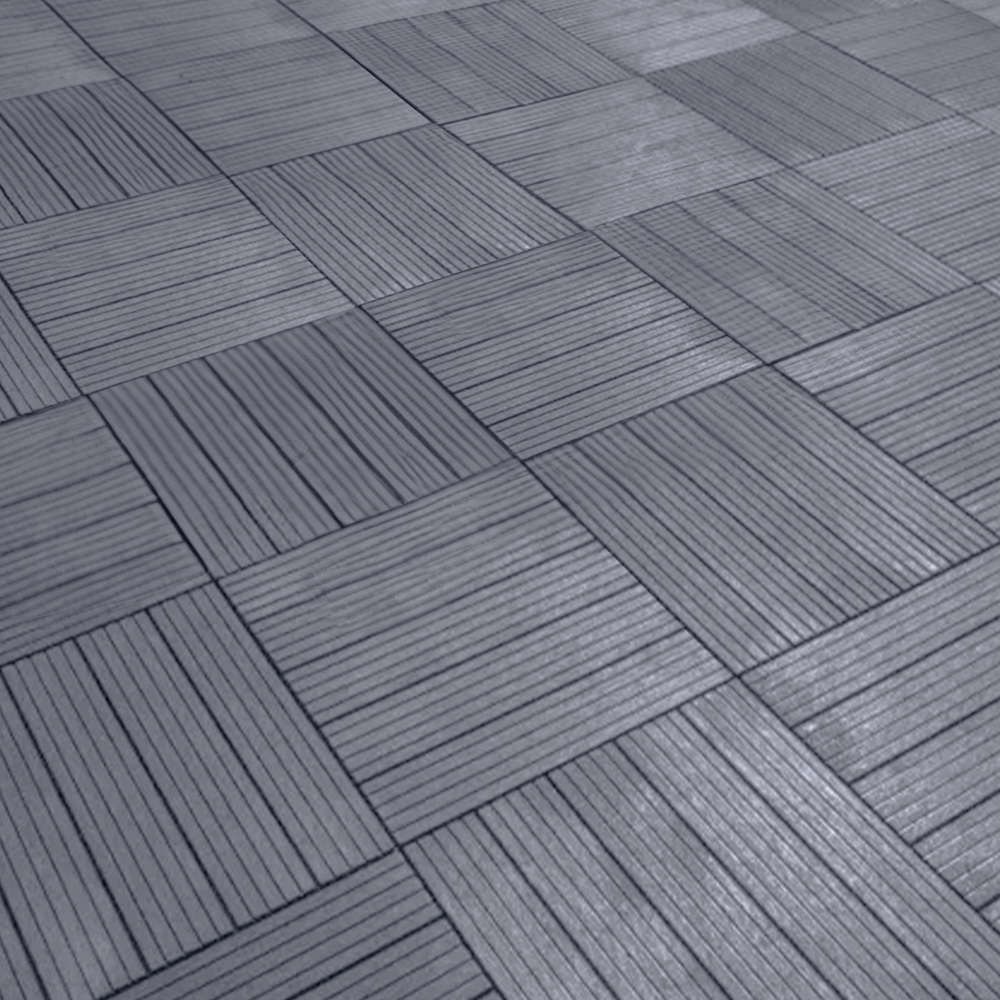 Oseasons Cosmopolitan Cool Grey Eco Interlocking Decking Tiles 30 x 30cm 10 Pack Image 7