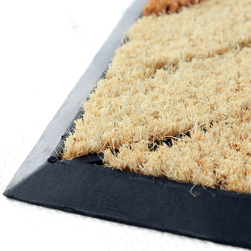 Coco & Coir Palm Cluster Arc Coir Door Mat 45 x 75cm Image 5