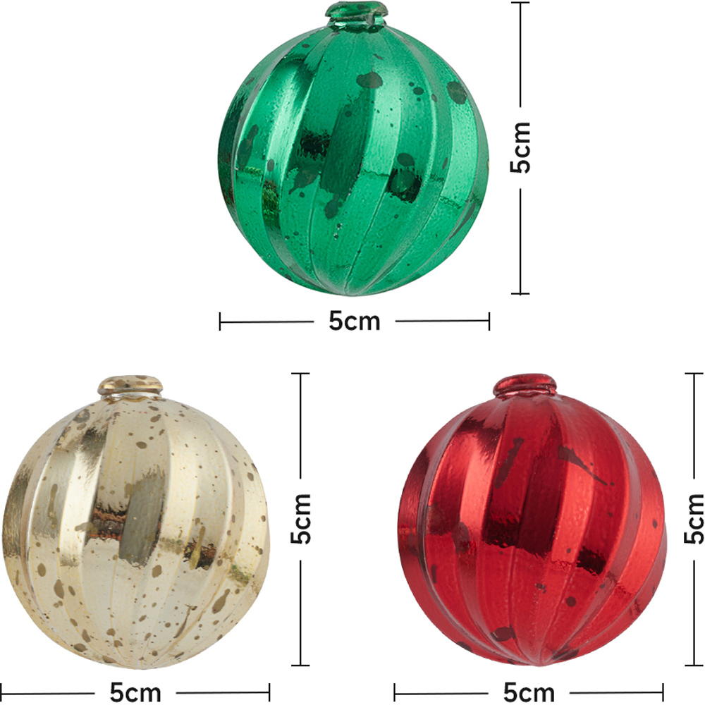 Living and Home 20 Multicoloured LED Christmas Bauble String Light Image 9